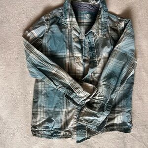 OshKosh B'gosh Kids Blue Plaid Button Down Shirt